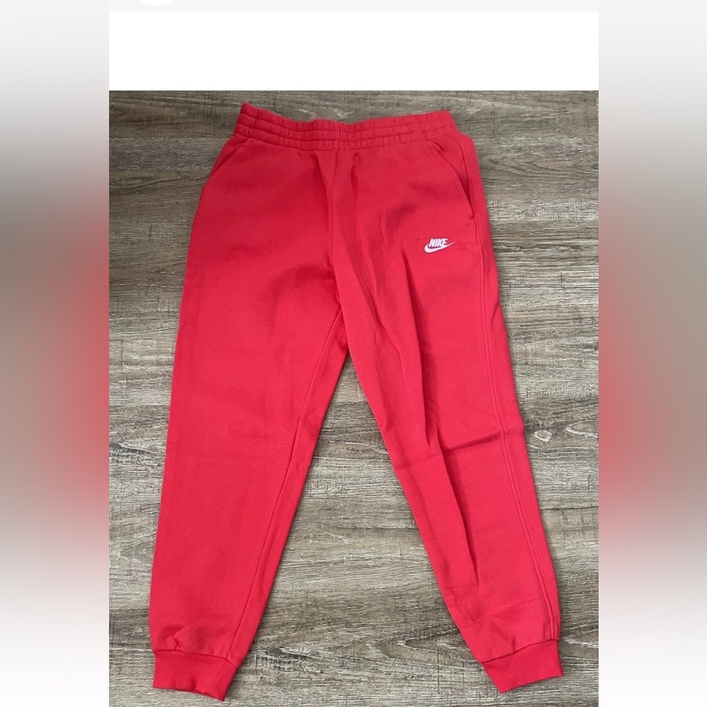 Nike Kids Club Fleece Jogger Sweatpants Red Sz XL FD3008-657